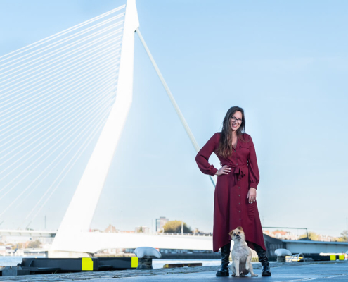 branding shoot met je hond - Rotterdam
